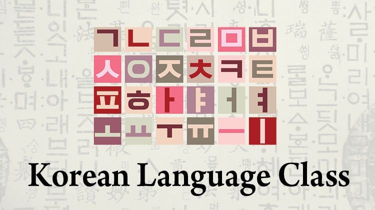 Korean language class